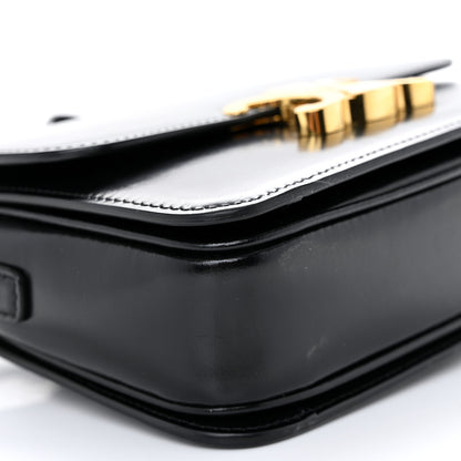Celine Shiny Calfskin Teen Triomphe Black 8 of 9