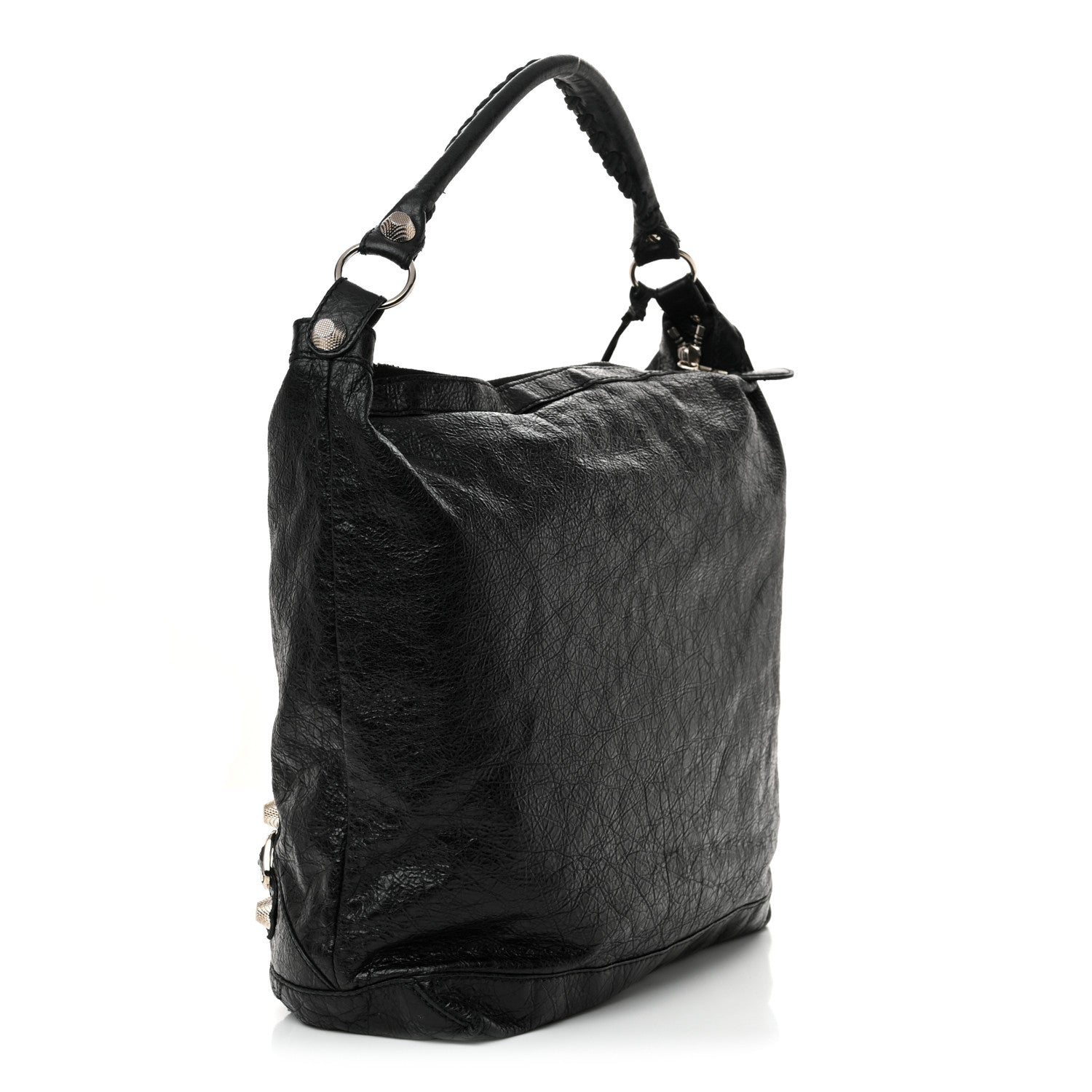 Balenciaga Agneau Giant 12 Silver Hardware Day Hobo Black 4 of 13