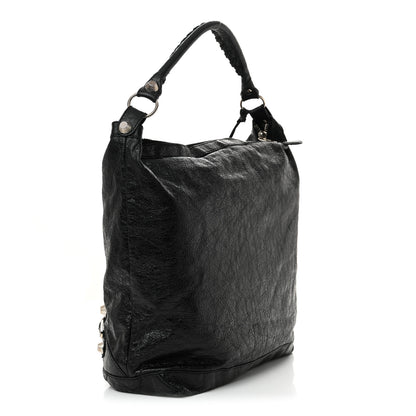 Balenciaga Agneau Giant 12 Silver Hardware Day Hobo Black 4 of 13