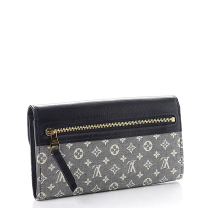Louis Vuitton Mini Lin Wallet Navy 3 of 7