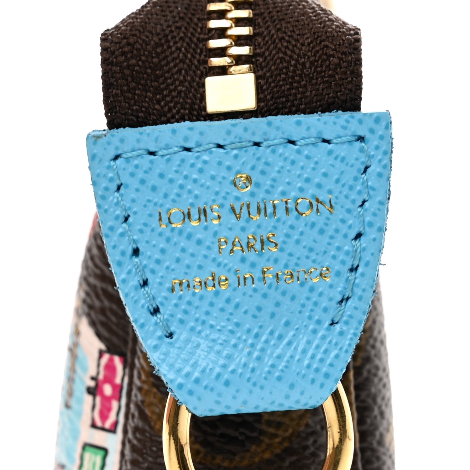 Louis Vuitton Monogram 2022 Christmas Animation Tokyo Mini Pochette Accessories Blue 7 of 9