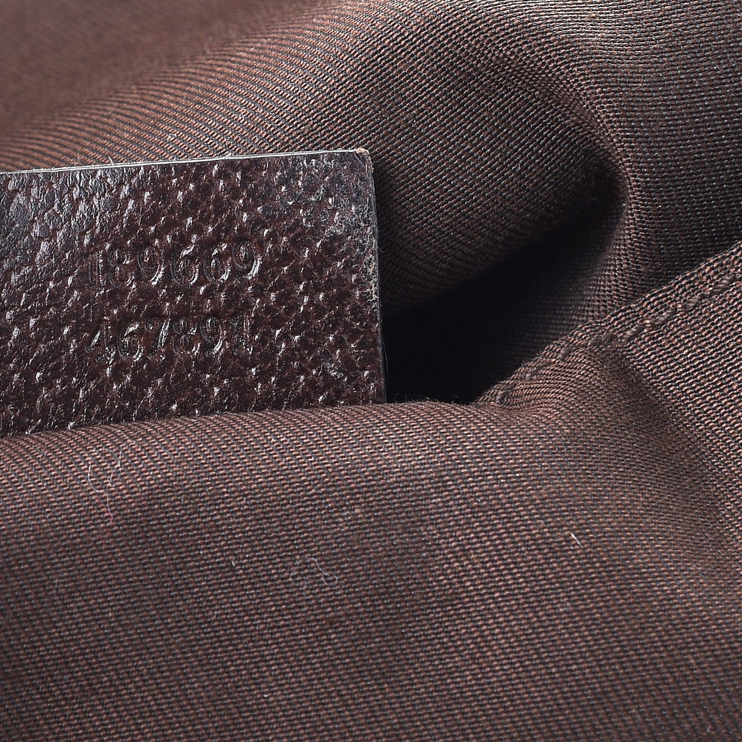 GG Monogram Medium Web Handle Vertical Tote Bag Dark Brown