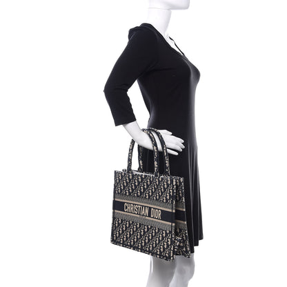 Christian Dior Oblique Medium Book Tote Blue Multicolor 2 of 11