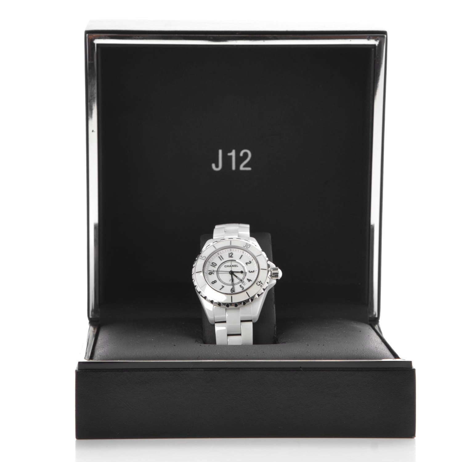 Chanel Stainless Steel Ceramic 33mm J12 Quartz Watch White 7 of 7
