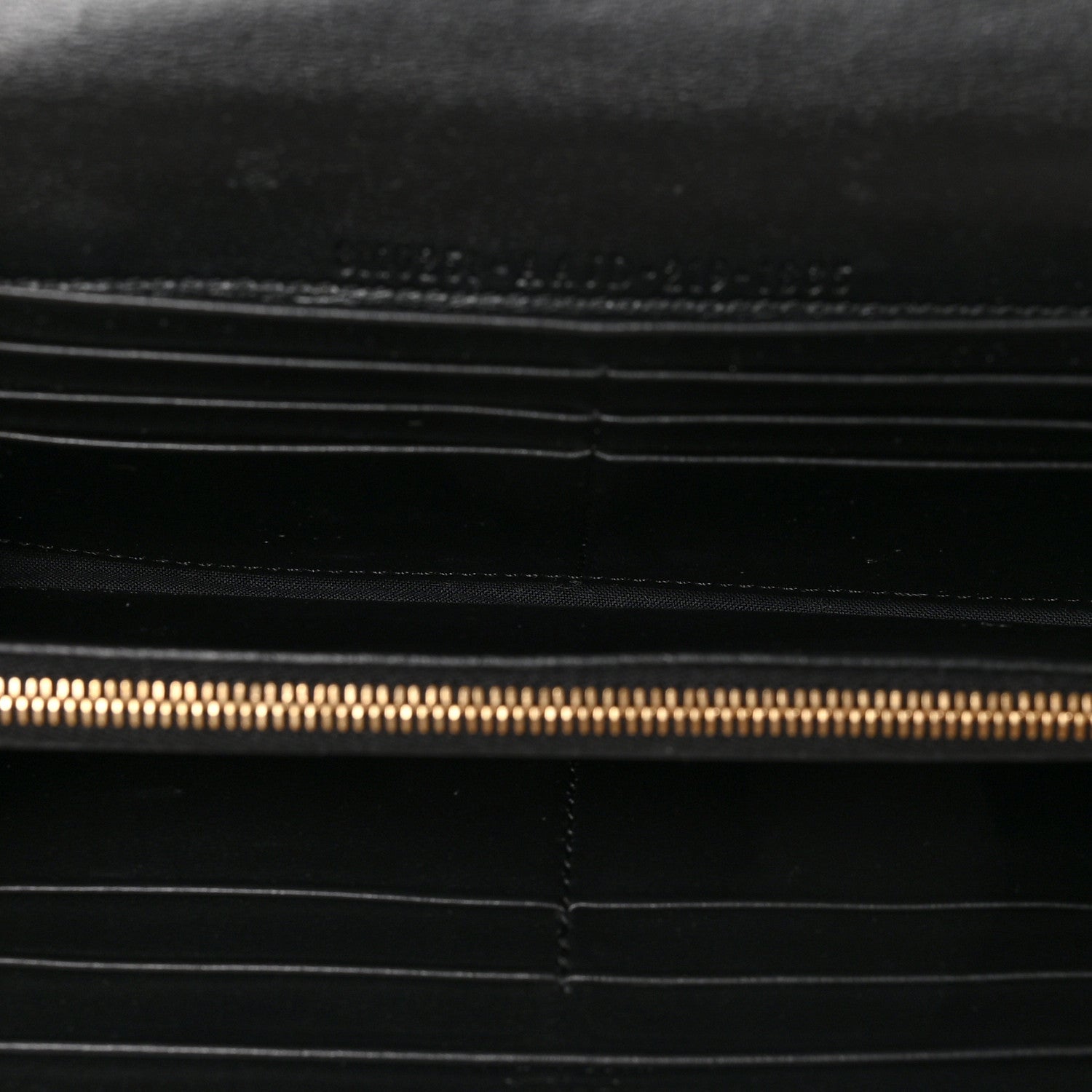 Fendi Nappa Matisse FF Embossed Continental Wallet Black 5 of 6