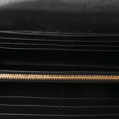 Fendi Nappa Matisse FF Embossed Continental Wallet Black 5 of 6