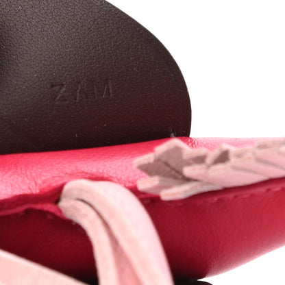 Hermes Milo Lambskin Grigri Rodeo Pegase Horse Bag Charm PM Framboise Rose Sakura Rouge Sellier 4 of 4