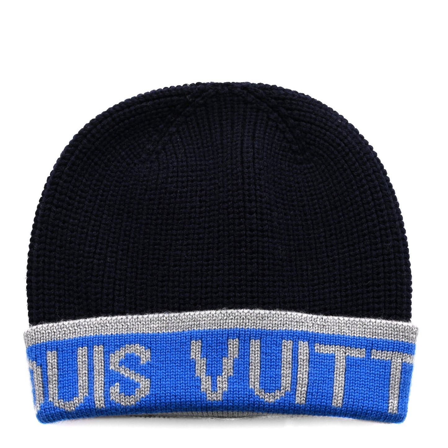 Wool Beanie Hat Navy