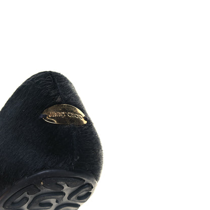 Jimmy Choo Pony Hair Weekend Slipper 37.5 Back 10 of 11