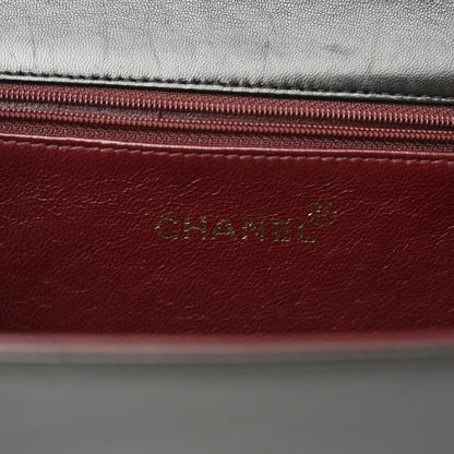 Chanel Lambskin Quilted Small Single Flap Bag Black 6 of 12