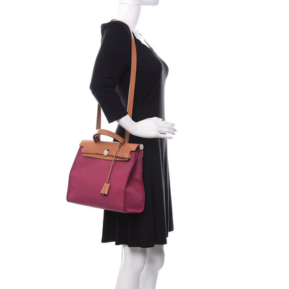 Hermes Vache Hunter Toile Herbag Zip 31 PM Tosca 2 of 8