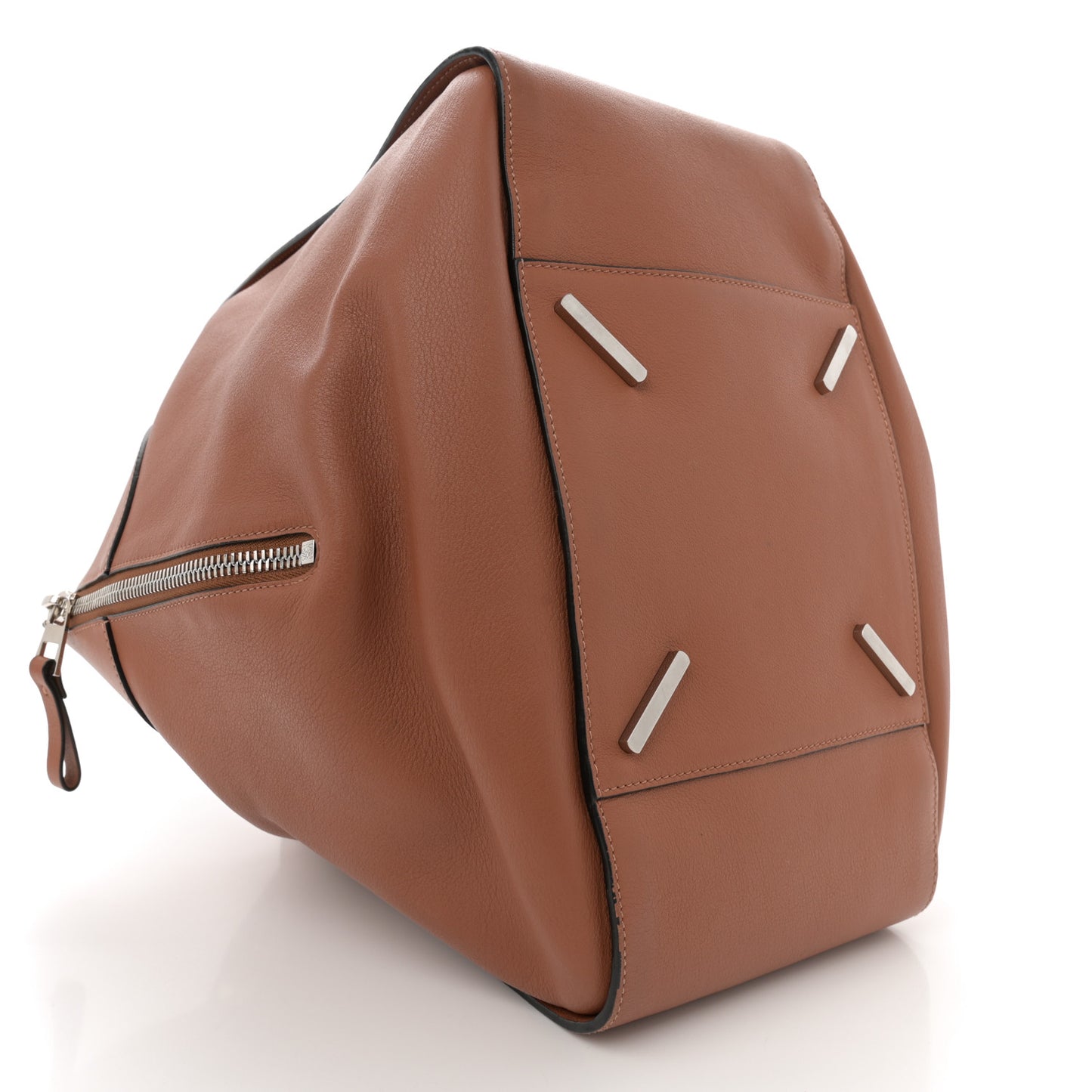 Calfskin Medium Hammock Shoulder Bag Tan