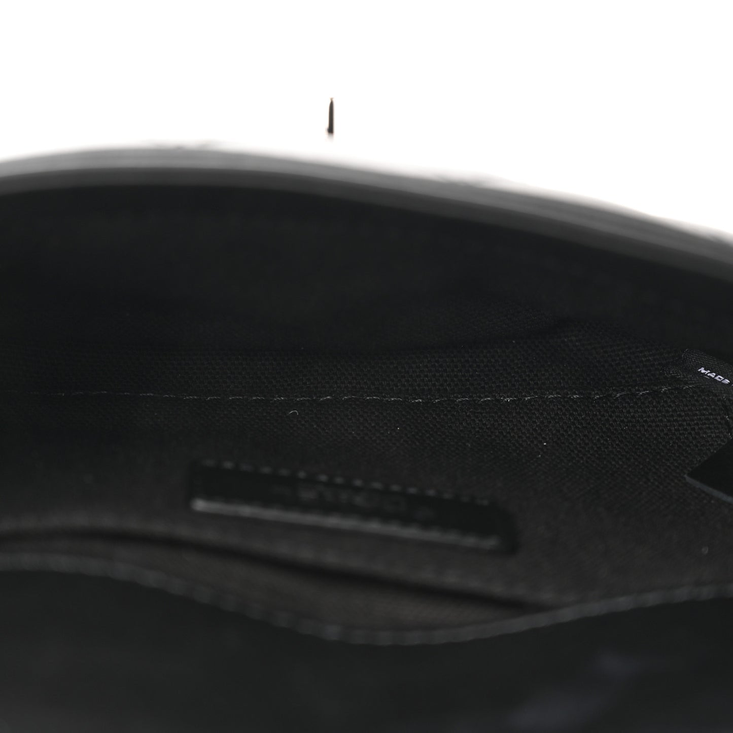 Calfskin Quilted CC Uniform Flap Belt Bag Black