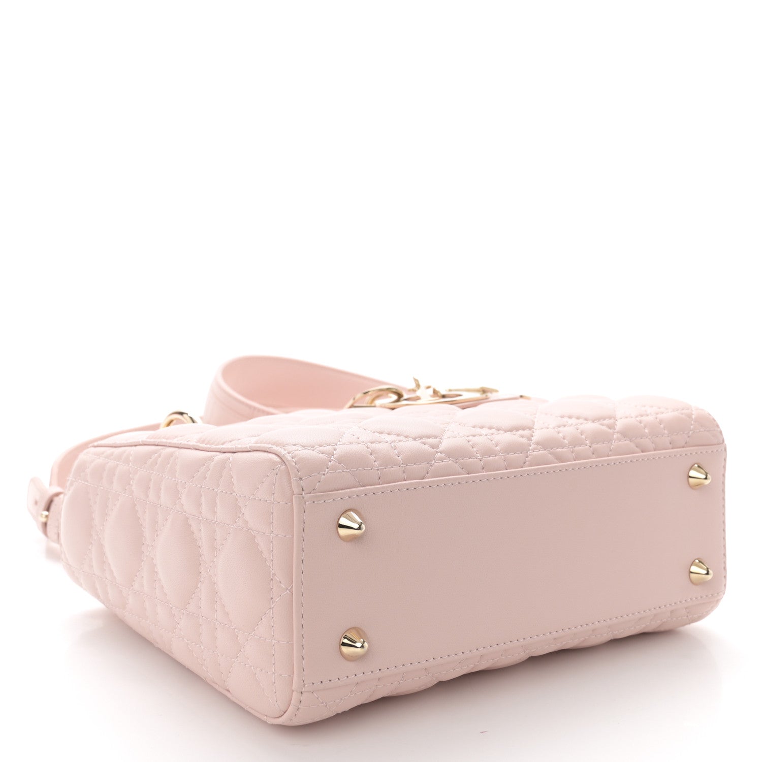 Christian Dior Lambskin Cannage Small Lucky Badges My Lady Dior Light Pink 4 of 10