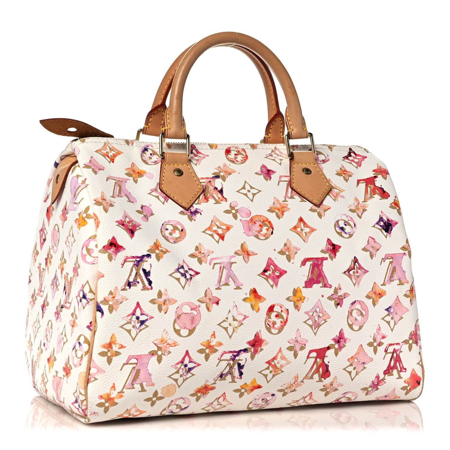Louis Vuitton Watercolor Aquarelle Speedy 35 White 3 of 17