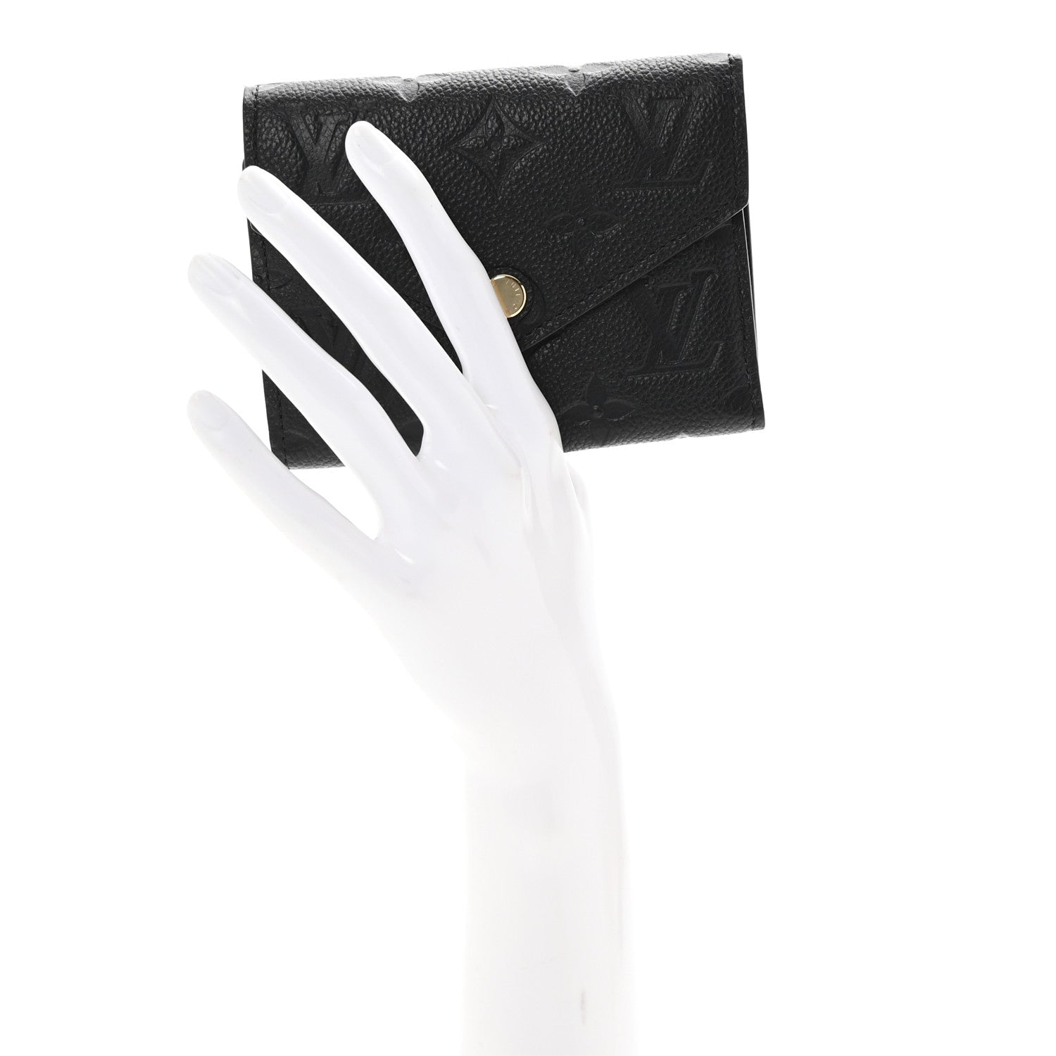 Louis Vuitton Empreinte Victorine Wallet Black 2 of 7