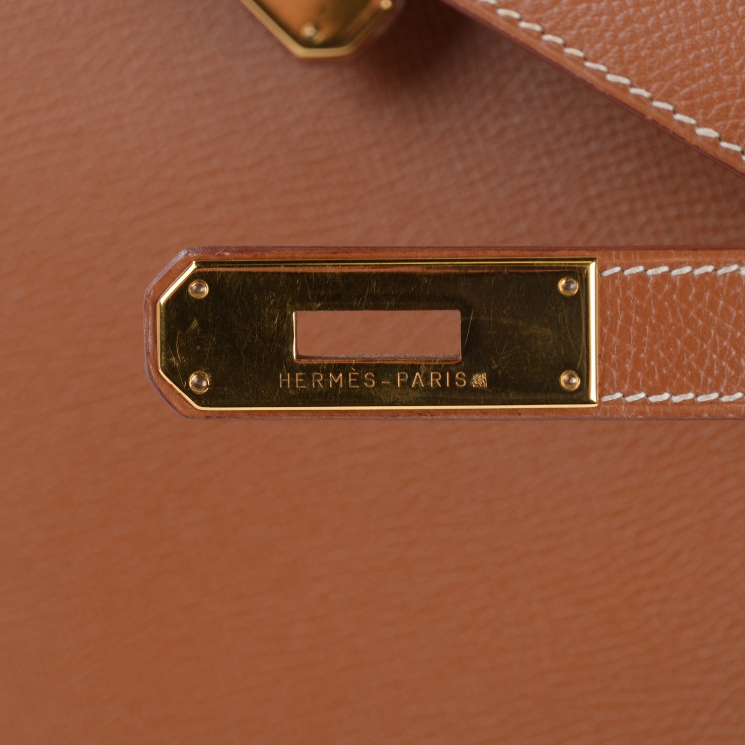 Hermes Courchevel Kelly Retourne 32 Gold 15 of 16