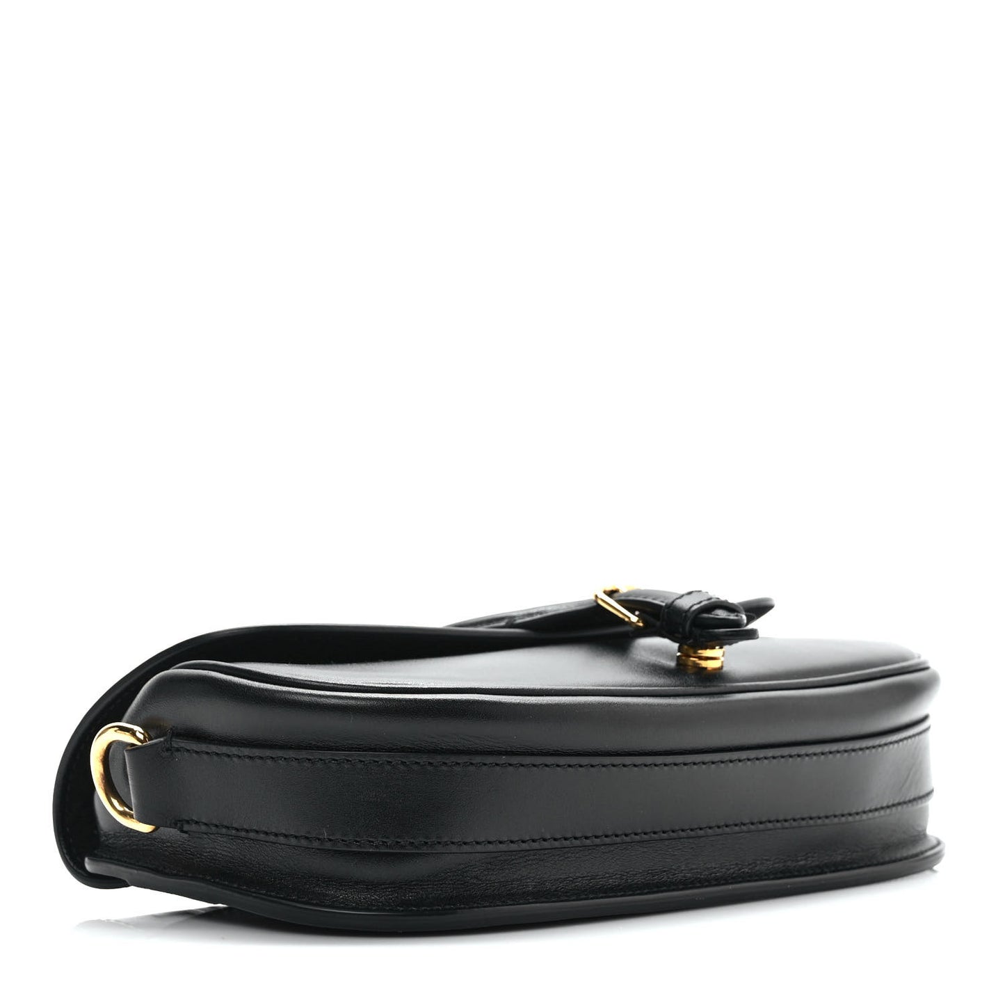 Box Calfskin East West Bobby Bag Black