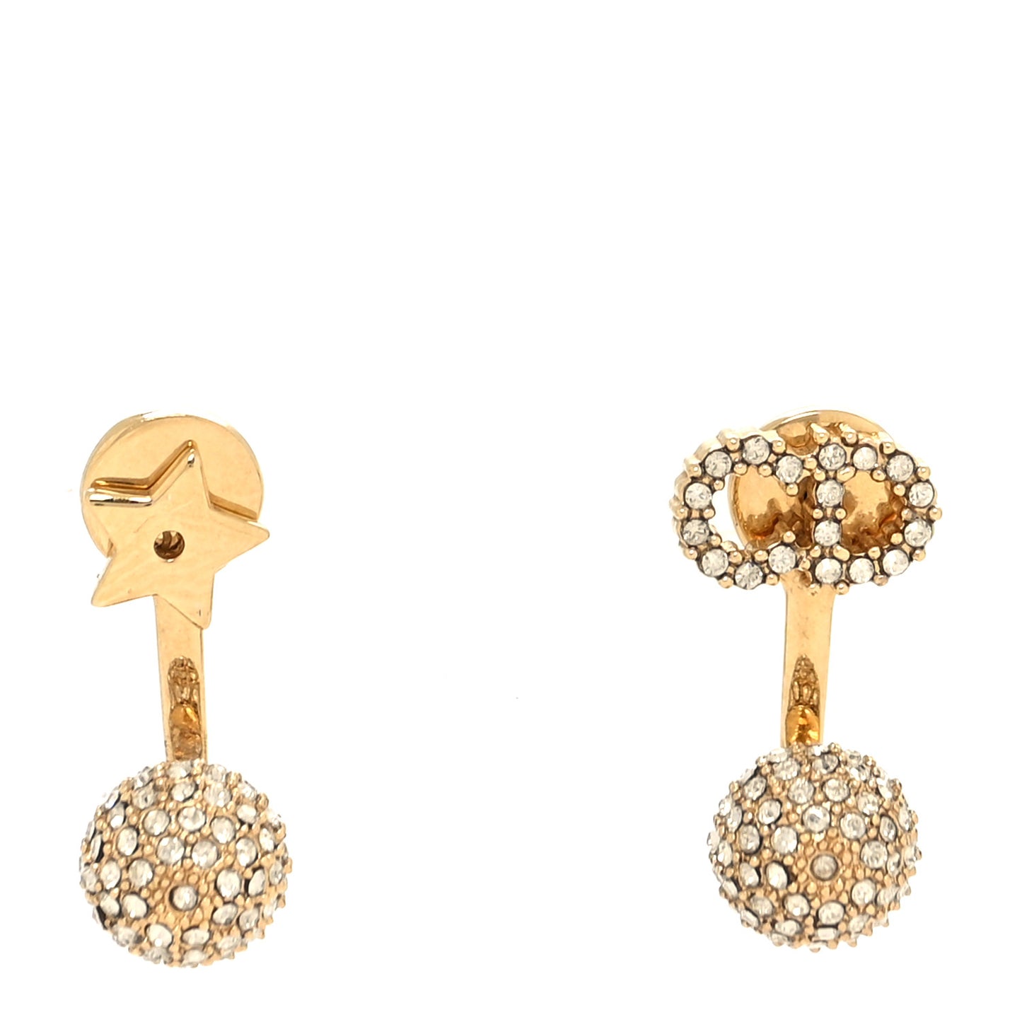 Crystal Star CD La Petite Tribal Earrings Gold