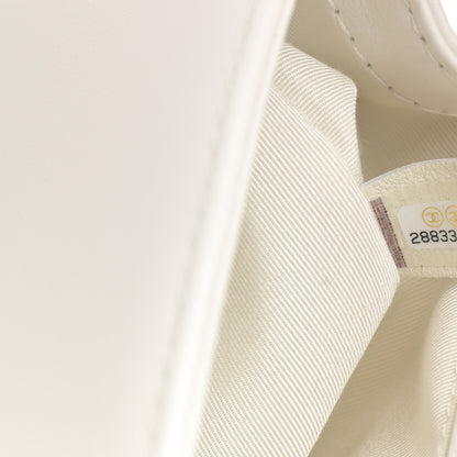Chanel Calfskin Sequin Medium Boy Chanel Flap White 7 of 12