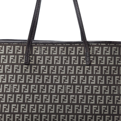 Fendi Zucchino Vitello Roll Tote Testa di Moro Beige 10 of 10