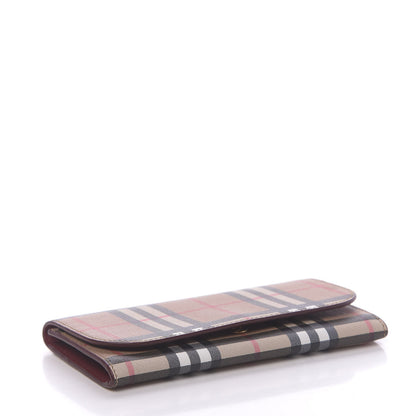 Burberry Vintage Check Continental Wallet Crimson 4 of 8