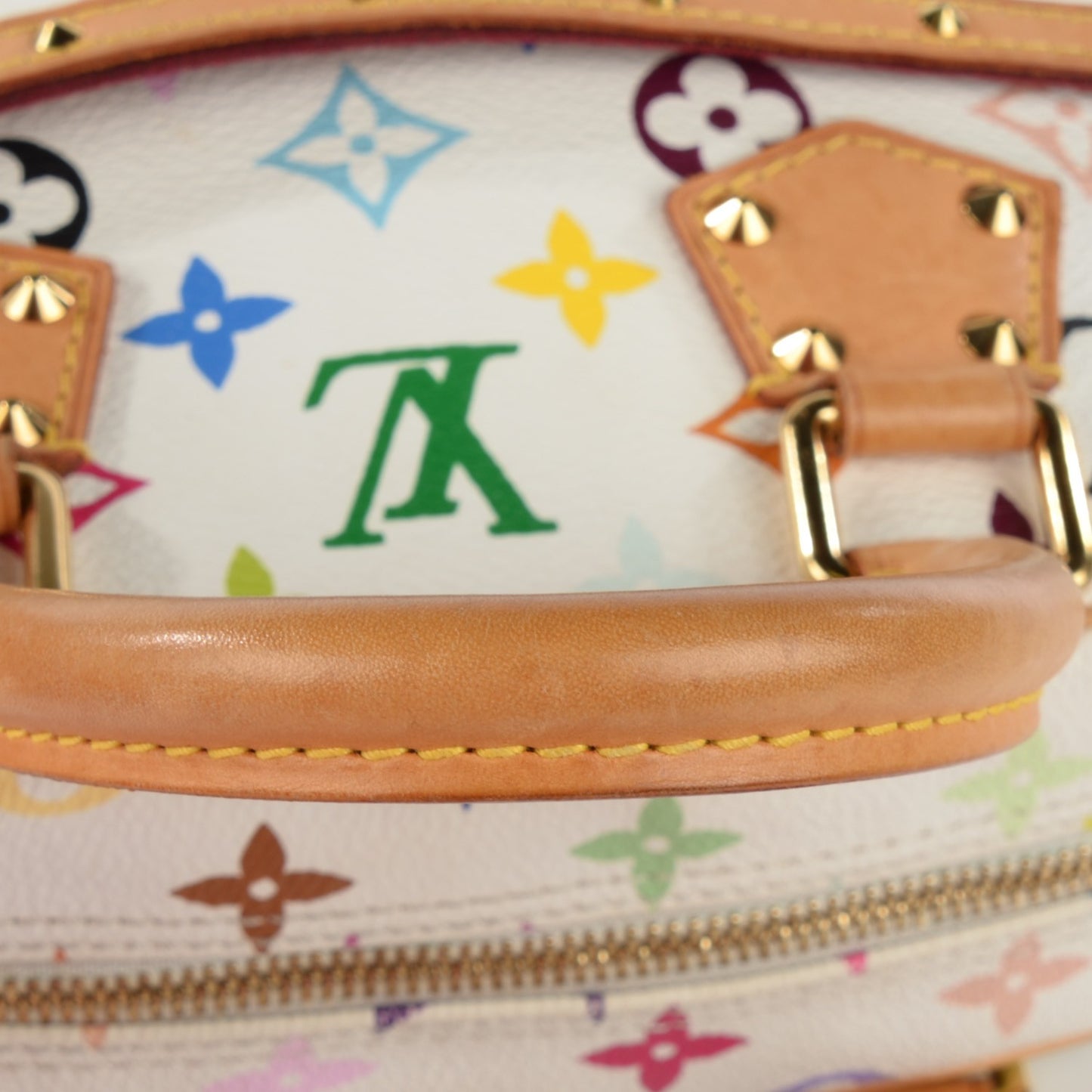 Monogram Multicolor Trouville White