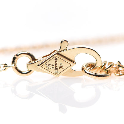 Van Cleef & Arpels 18K Yellow Gold Mother of Pearl Sweet Alhambra Bracelet 3 of 5
