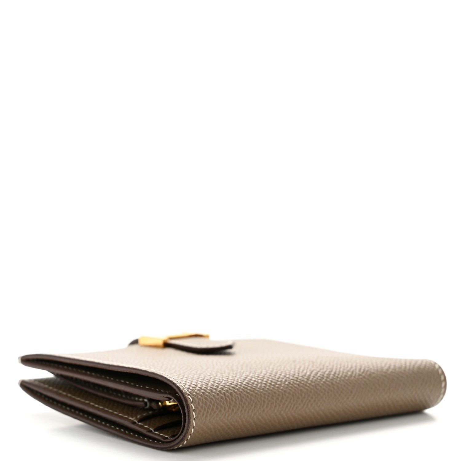 Hermes Epsom Bearn Compact Wallet Etoupe 4 of 9