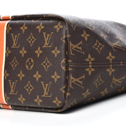 Louis Vuitton Monogram My LV Heritage Neverfull MM Orange and White 11 of 13