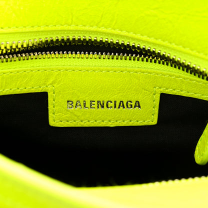 Balenciaga Agneau Arena Neo Cagole Handbag XS Fluo Yellow 7 of 11
