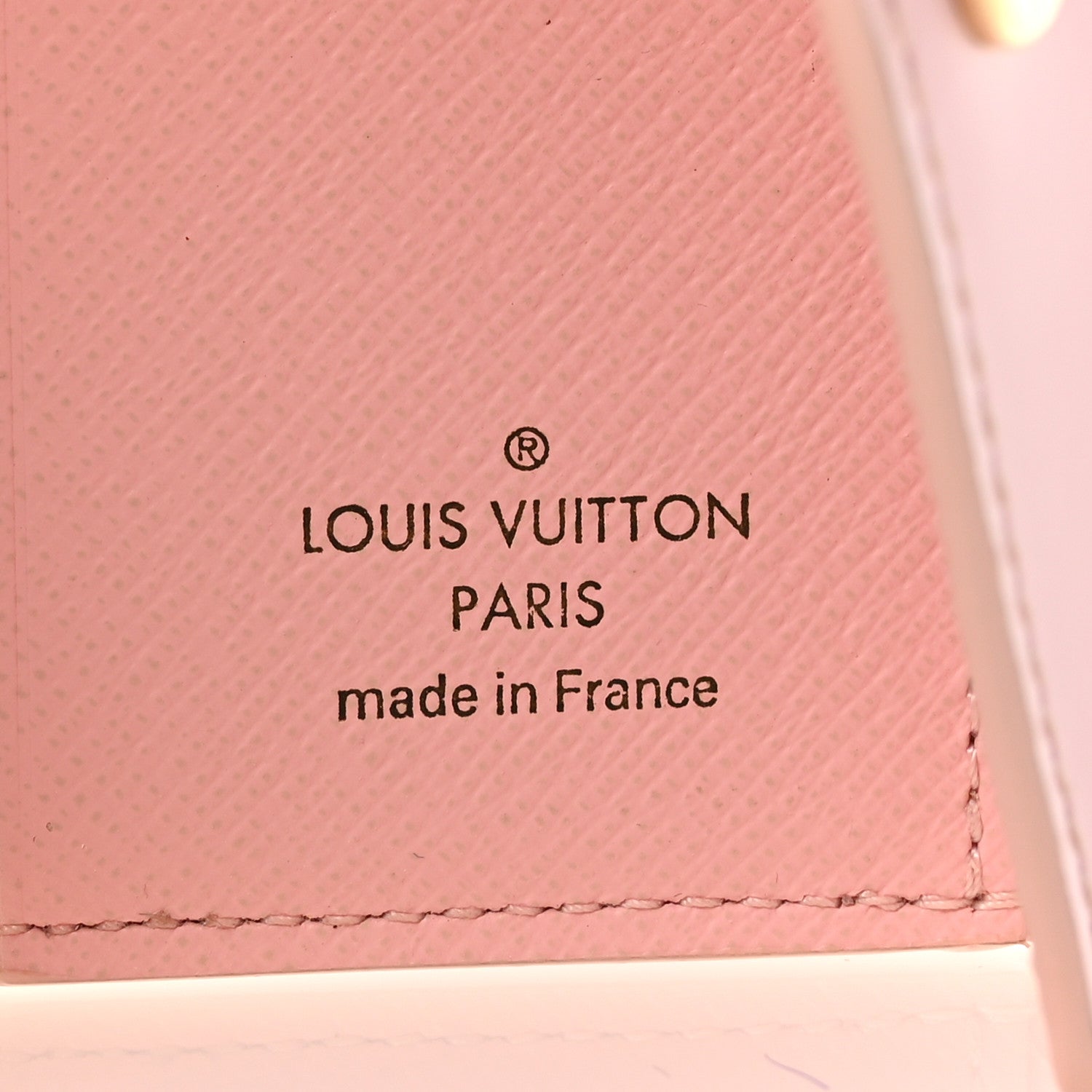 Louis Vuitton Damier Azur Zoe Wallet Rose Ballerine 1791860