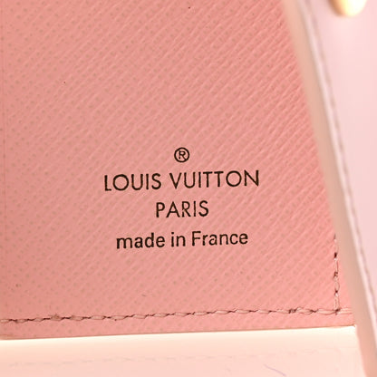 Louis Vuitton Damier Azur Zoe Wallet Rose Ballerine 6 of 6