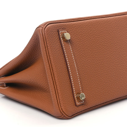 Hermes Togo Birkin 25 Gold 9 of 11