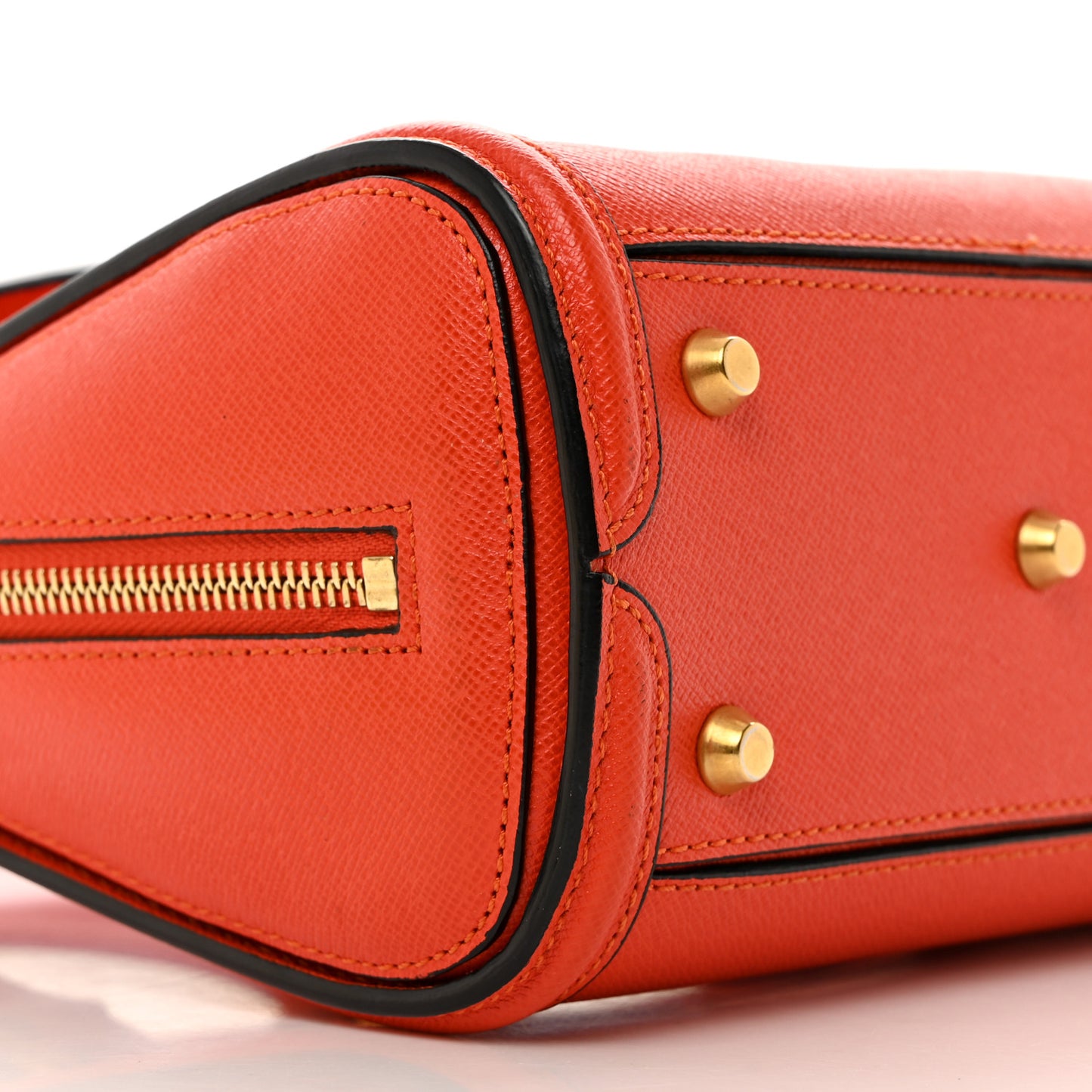 Grain Calfskin Mini Heroine Orange
