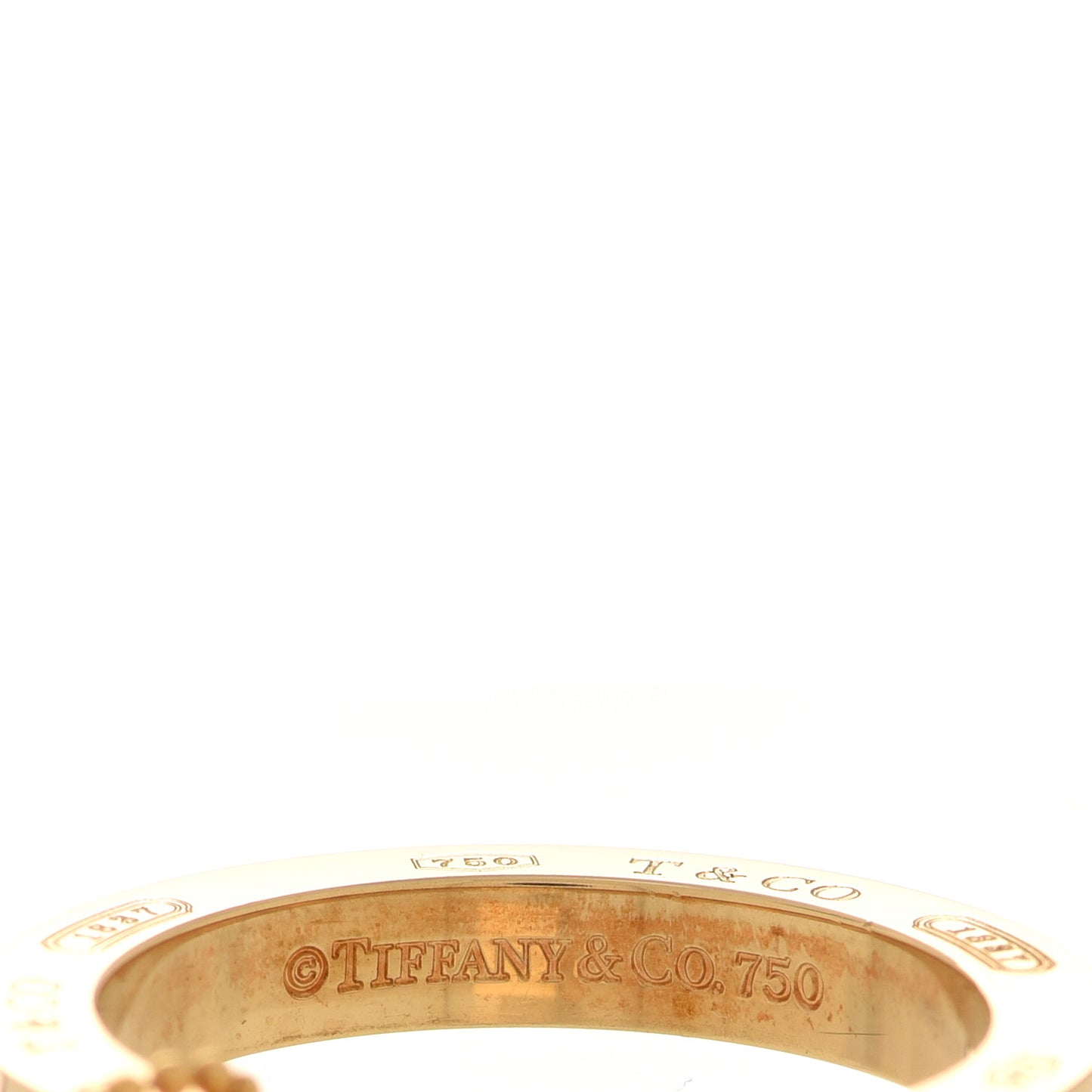 18K Yellow Gold 1837 Circle Pendant Necklace