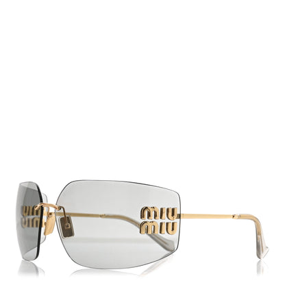 Miu Miu Metal Aube Sunglasses SMU54Y Light Gray 1 of 6
