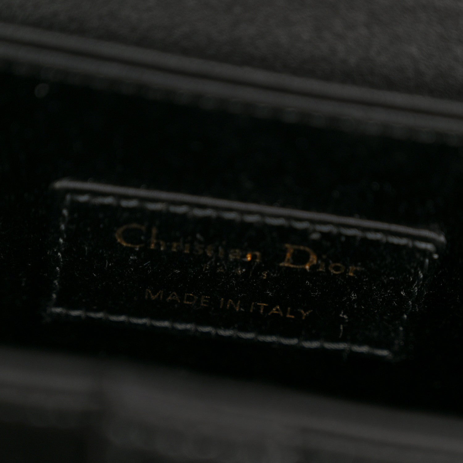 Christian Dior Satin Crystal Mini Saddle Bag Black 6 of 14
