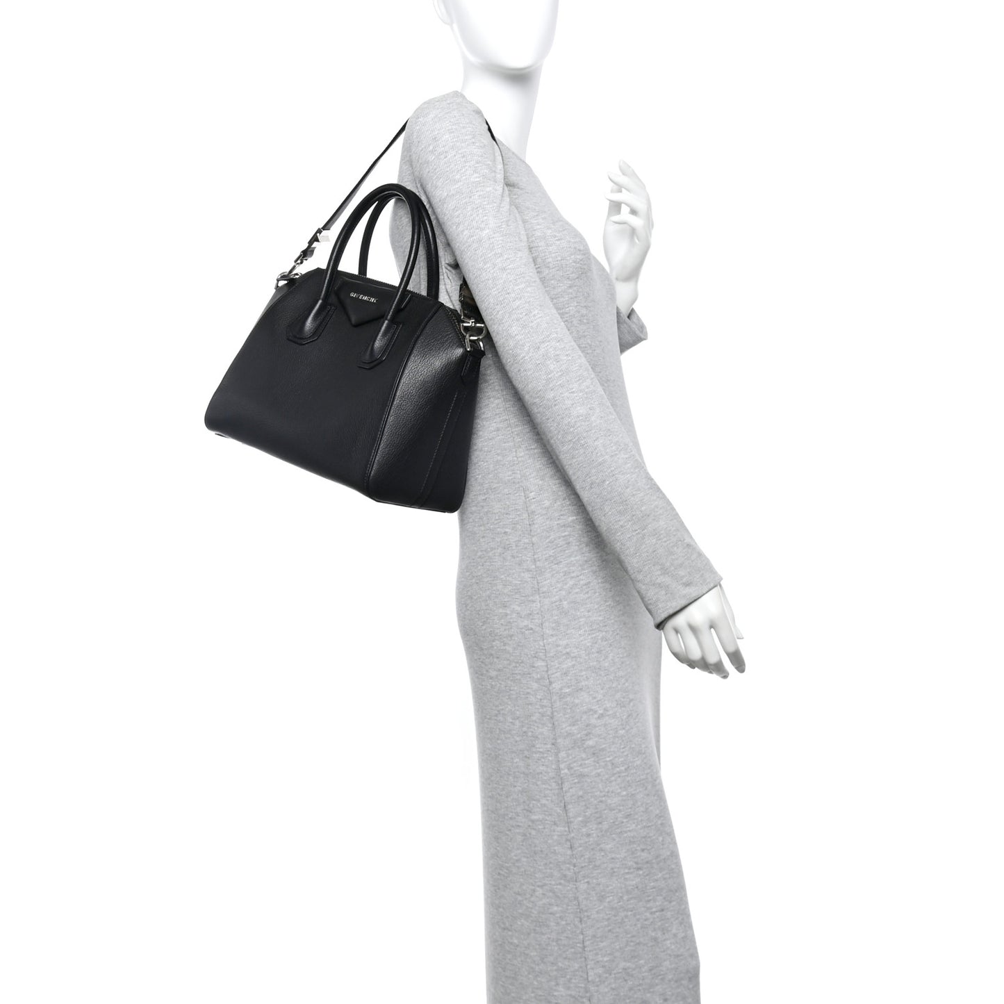 Sugar Goatskin Small Antigona Black