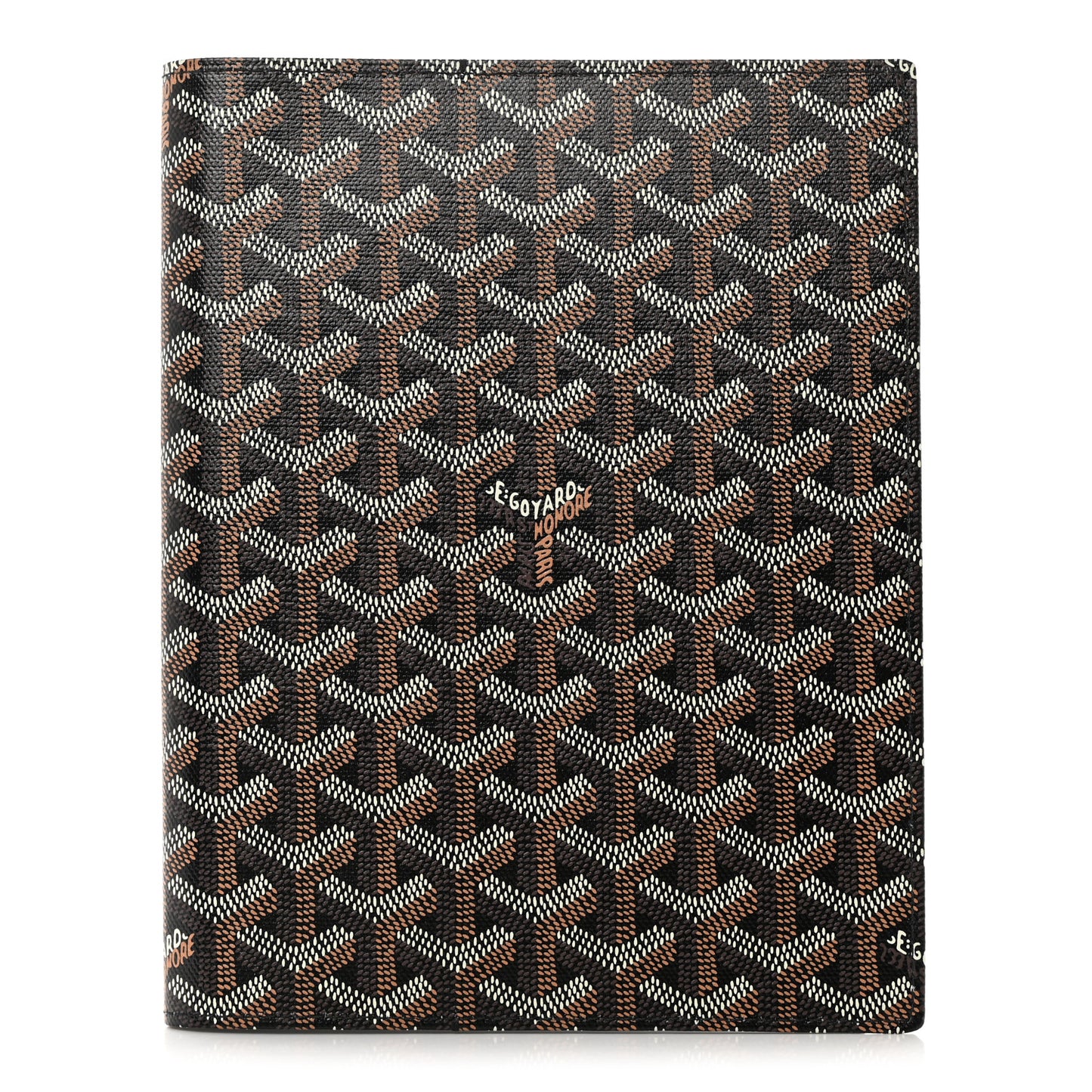 Goyardine Agenda Cover Black