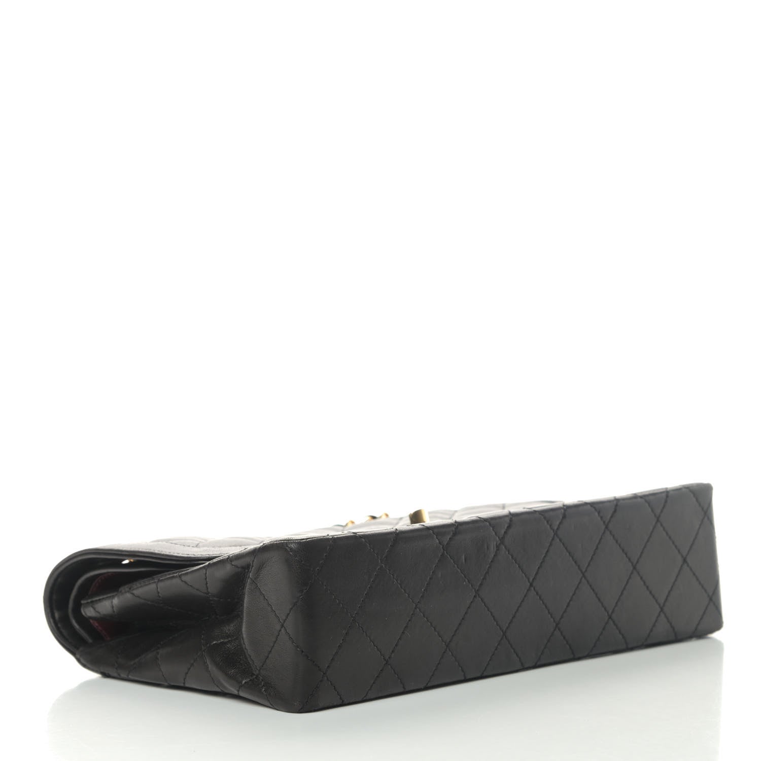 Chanel Lambskin Quilted Medium Double Flap Black 3 of 6