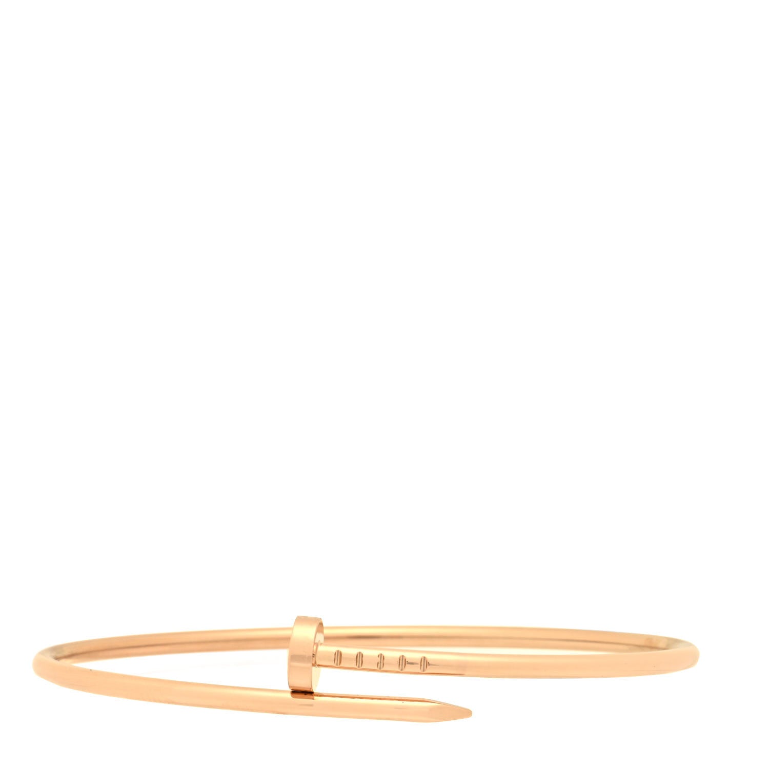 Cartier 18K Pink Gold Small Juste Un Clou Bracelet 19 1 of 4