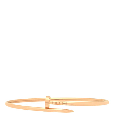 Cartier 18K Pink Gold Small Juste Un Clou Bracelet 19 1 of 4