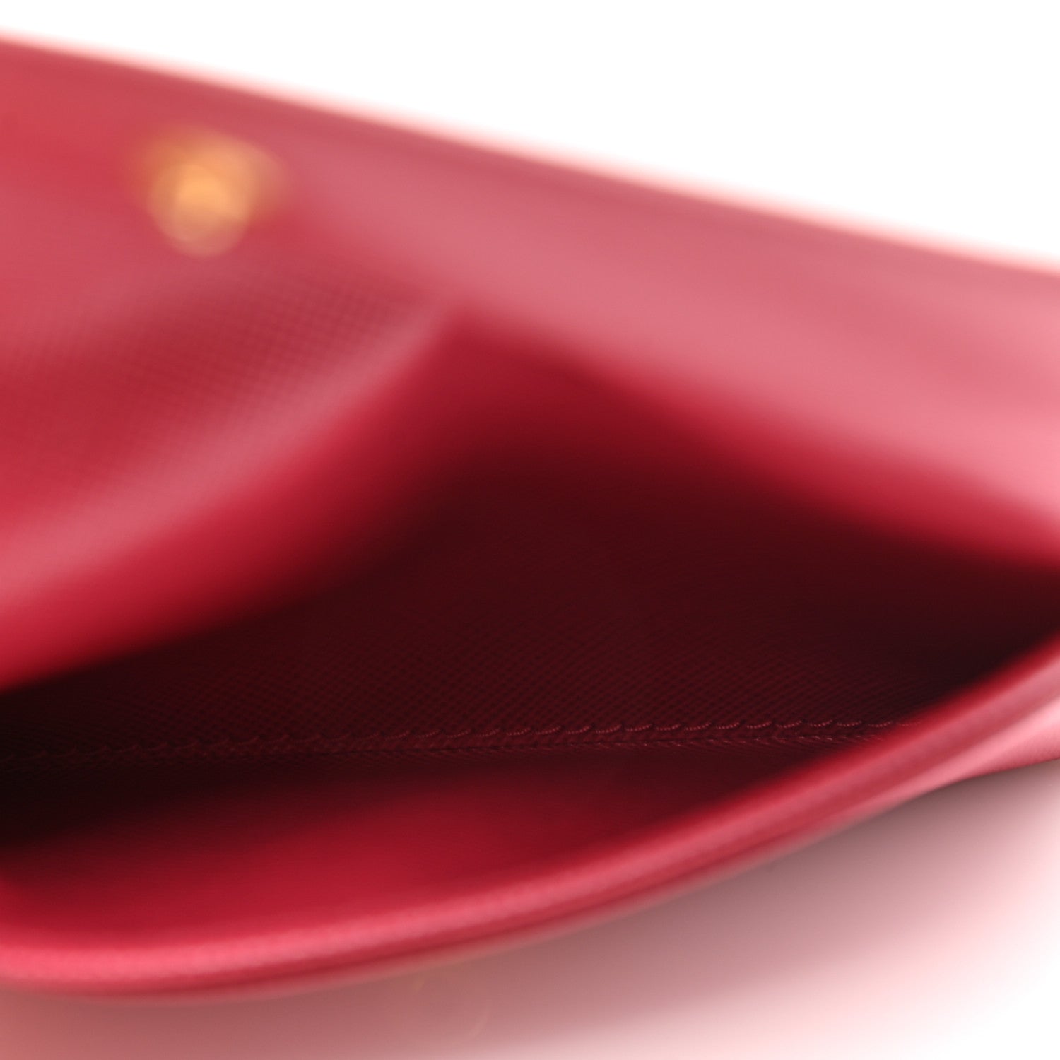 Prada Saffiano Metal Flap Wallet Peonia 6 of 11