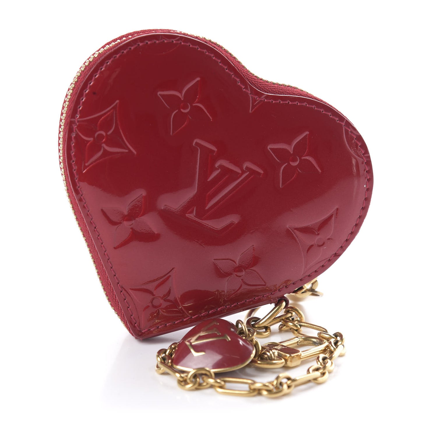 Vernis Coeur Heart Coin Purse Pomme D'Amour