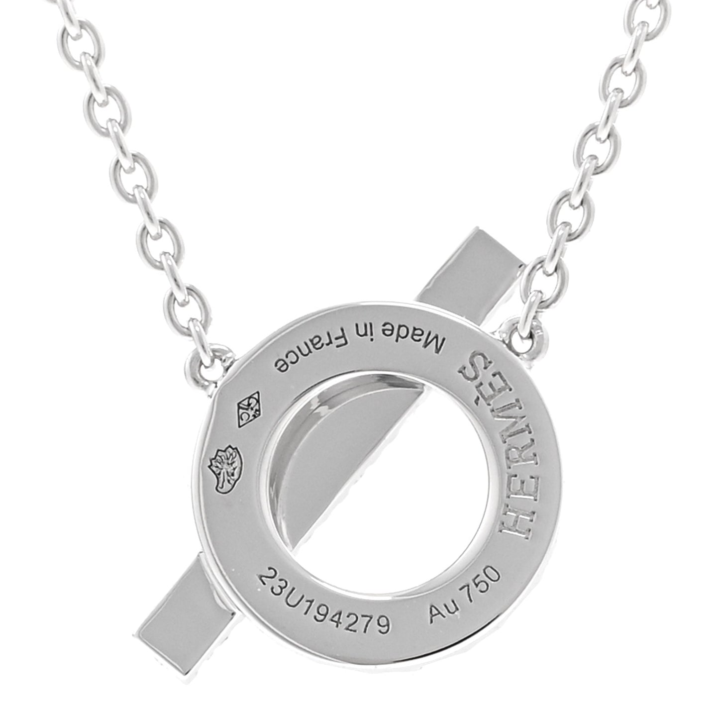 18K White Gold Diamond Finesse Pendant Necklace
