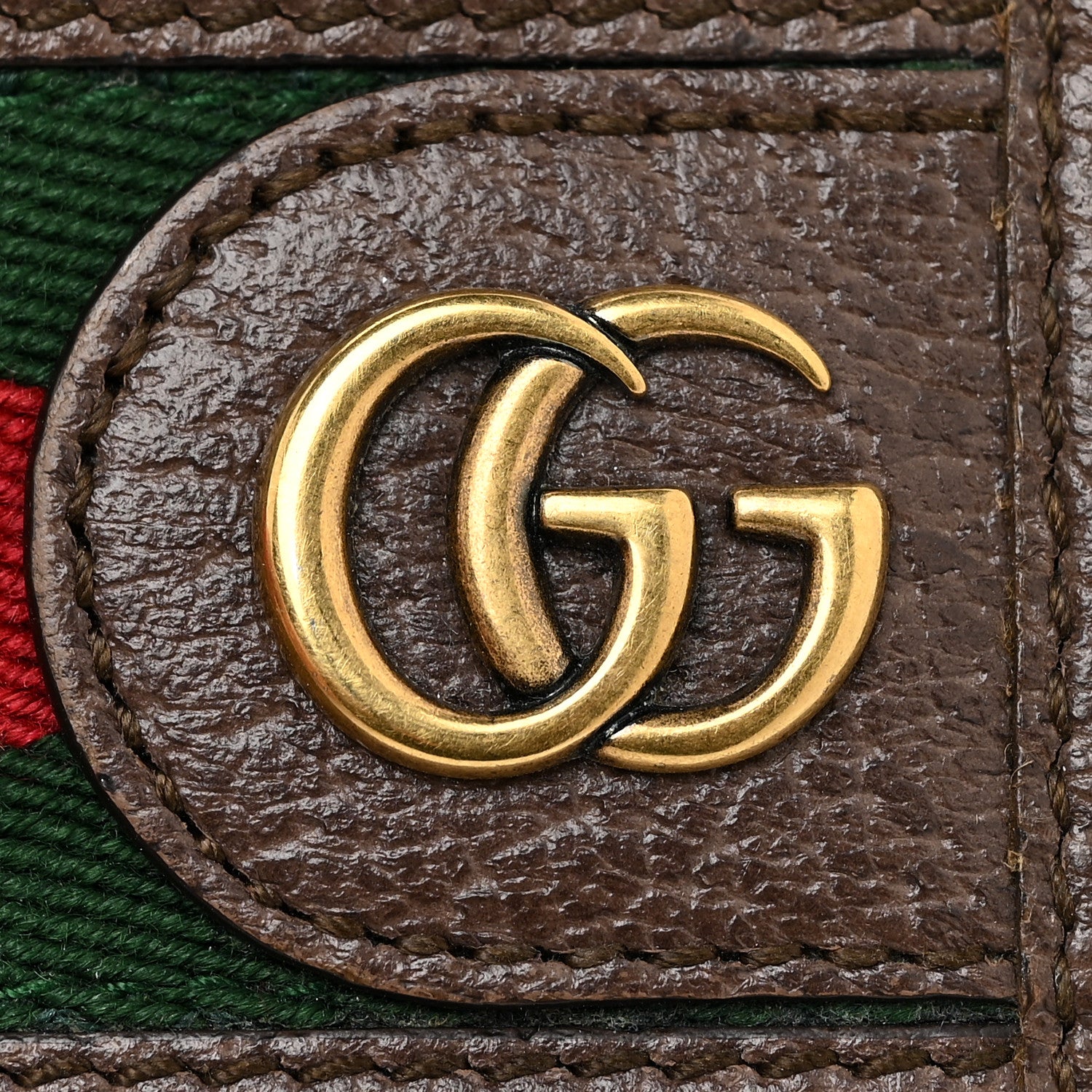 Gucci GG Supreme Monogram Web Mens Ophidia Bi-Fold Wallet Beige New Acero 14 of 15