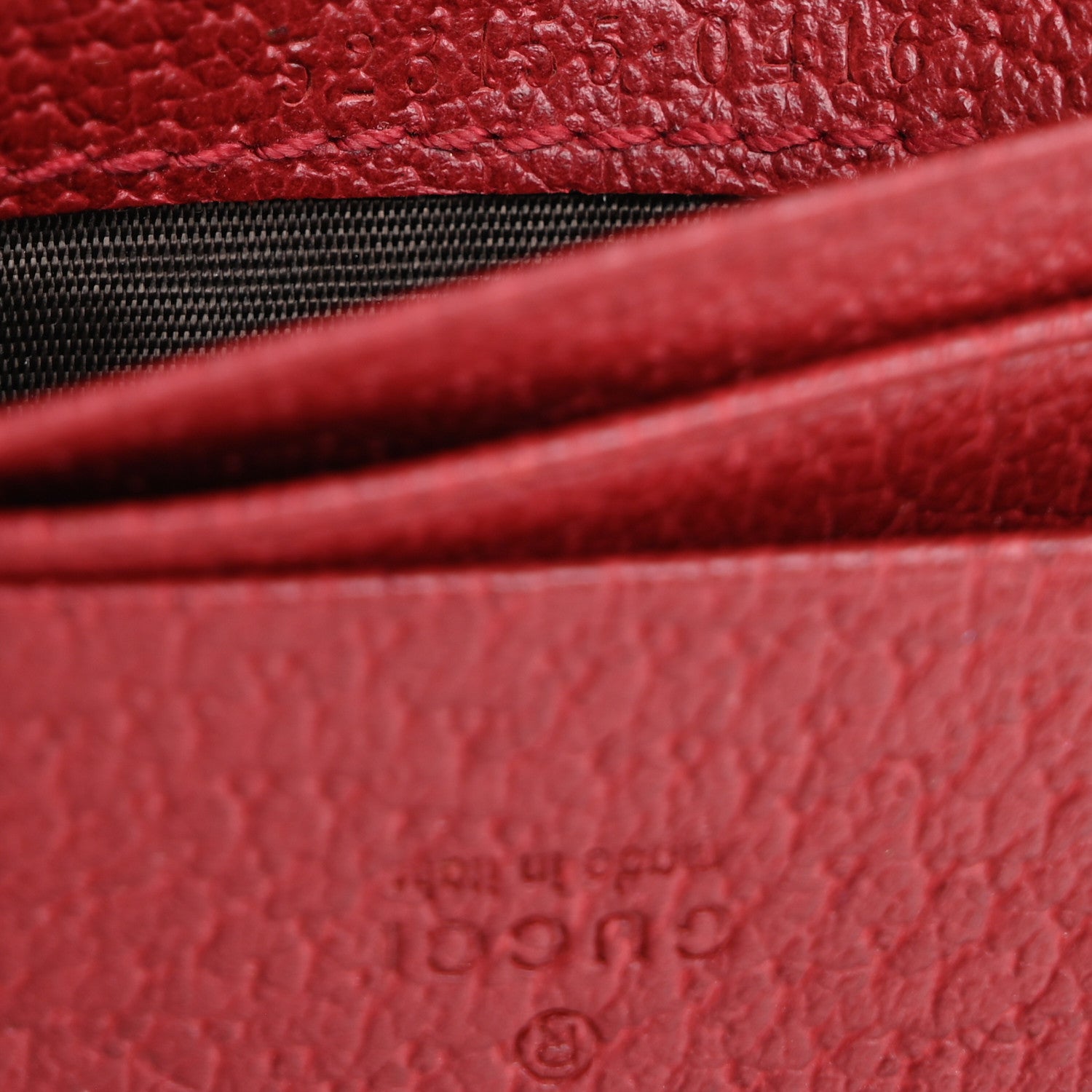 Gucci GG Supreme Monogram Flora Web Ophidia Card Case Red 7 of 11