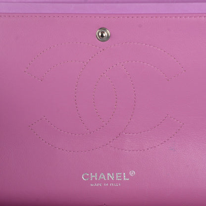 Chanel Lambskin Quilted Jumbo Double Flap Light Purple 6 of 8