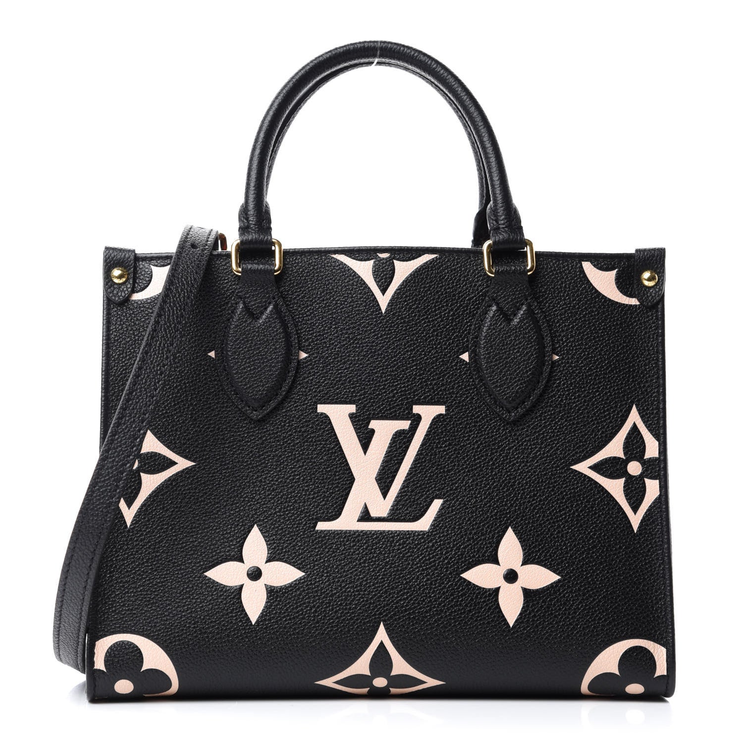 Louis Vuitton Empreinte Monogram Giant Onthego PM Black Beige 1 of 10